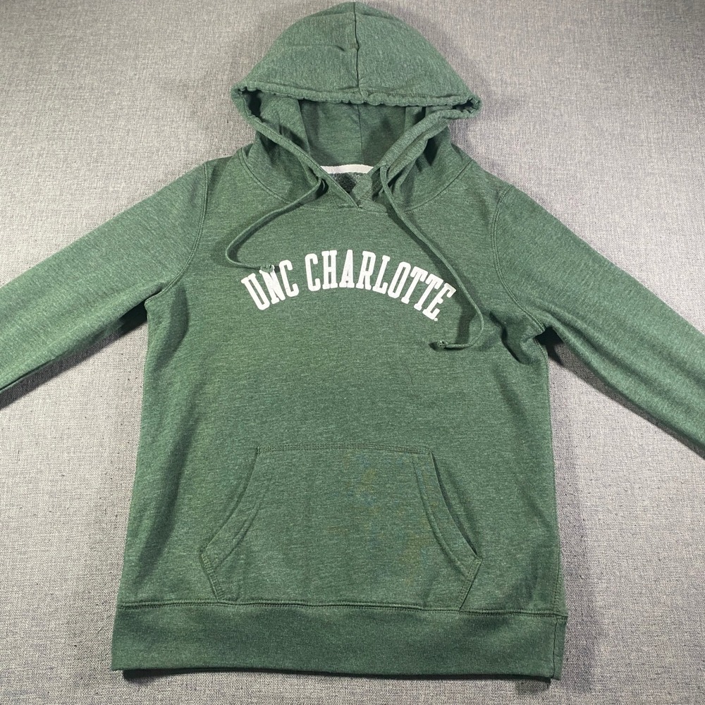 UNC Charlotte 49ers Redshirt Hoodie Women's Medium Green College Sweatshirt